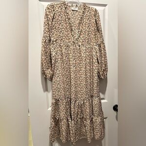 Floral CJLA Laurel tiered dress